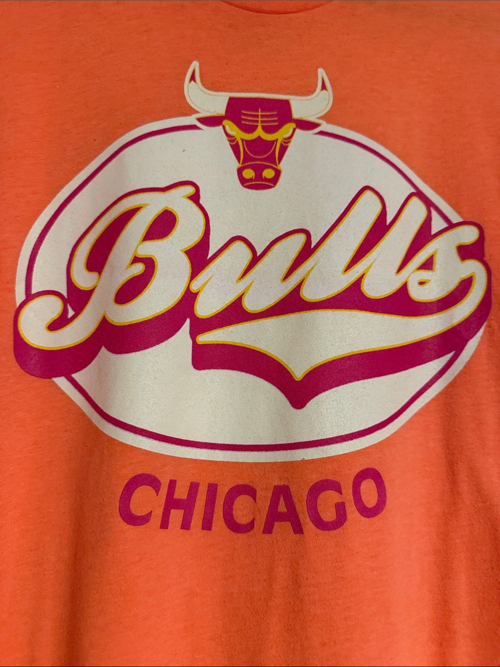 Chicago Bulls Orange Graphic SPORTIQE Tee NBA
